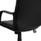 Flash Furniture Metal Contemporary Chair, 17" to 20-1/2", Fixed Arms, Black GO-228S-BK-LEA-GG - alternate 8