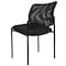 Flash Furniture Contemporary Side Chair, Black Seat, Black Back, 19.75 W 24" L 34.75 H, Fixed, Mesh Seat GO-515-2-GG - alternate 2
