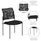 Flash Furniture Contemporary Side Chair, Black Seat, Black Back, 19.75 W 24" L 34.75 H, Fixed, Mesh Seat GO-515-2-GG - alternate 5
