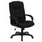Flash Furniture Contemporary Chair Black High Back Exec Fab Chair, Fixed Arms, 18-1/2" to 22-1/2" Height, Fabric GO-5301B-BK-GG - alternate 5