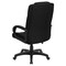 Flash Furniture Contemporary Chair Black High Back Exec Fab Chair, Fixed Arms, 18-1/2" to 22-1/2" Height, Fabric GO-5301B-BK-GG - alternate 3