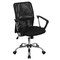 Flash Furniture Contemporary Chair, 18-3/4" to 22-1/2", Fixed Arms, Black GO-6057-GG - alternate 8