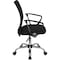 Flash Furniture Contemporary Chair, 18-3/4" to 22-1/2", Fixed Arms, Black GO-6057-GG - alternate 10