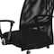 Flash Furniture Contemporary Chair, 18-3/4" to 22-1/2", Fixed Arms, Black GO-6057-GG - alternate 2