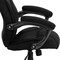 Flash Furniture Contemporary Chair Fixed Arms, 18-1/4" to 22" Height, Black Microfiber GO-725-BK-GG - alternate 10