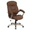 Flash Furniture Contemporary Chair Fixed Arms, 18-1/4" to 22" Height, Fabric, Brown Microfiber GO-725-BN-GG - alternate 6