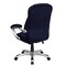 Flash Furniture Contemporary Chair Fixed Arms, 18-1/4" to 22" Height, Metal, Navy Blue Microfiber GO-725-NVY-GG - alternate 7
