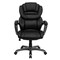 Flash Furniture Contemporary Chair Fixed Arms, 17-3/4" to 21-1/2" Height, Metal, Black GO-901-BK-GG - alternate 10