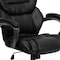 Flash Furniture Contemporary Chair Fixed Arms, 17-3/4" to 21-1/2" Height, Metal, Black GO-901-BK-GG - alternate 3