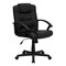 Flash Furniture Metal Contemporary Chair, 18" to 22", Fixed Arms, Black GO-937M-BK-LEA-GG - alternate 7