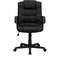 Flash Furniture Metal Contemporary Chair, 18" to 22", Fixed Arms, Black GO-937M-BK-LEA-GG - alternate 9