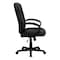 Flash Furniture Metal Contemporary Chair, 17-1/2" to 21-3/4", Fixed Arms, Black GO-977-1-BK-LEA-GG - alternate 10