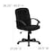 Flash Furniture Executive Chair, Black Seat, Fabric Back GO-ST-6-BK-GG - alternate 3