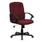 Flash Furniture Contemporary Chair Fixed Arms, 17-1/4" to 21-1/4" Height, Fabric, Burgundy GO-ST-6-BY-GG - alternate 5