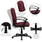 Flash Furniture Contemporary Chair Fixed Arms, 17-1/4" to 21-1/4" Height, Fabric, Burgundy GO-ST-6-BY-GG - alternate 8
