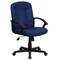 Flash Furniture Contemporary Chair Navy Mid-Back Exec Chair, Fixed Arms, 17-1/4" to 21-1/4" Height, Fabric, Navy GO-ST-6-NVY-GG - alternate 6
