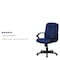 Flash Furniture Contemporary Chair Navy Mid-Back Exec Chair, Fixed Arms, 17-1/4" to 21-1/4" Height, Fabric, Navy GO-ST-6-NVY-GG - alternate 7