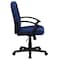 Flash Furniture Contemporary Chair Navy Mid-Back Exec Chair, Fixed Arms, 17-1/4" to 21-1/4" Height, Fabric, Navy GO-ST-6-NVY-GG - alternate 9