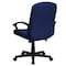 Flash Furniture Contemporary Chair Navy Mid-Back Exec Chair, Fixed Arms, 17-1/4" to 21-1/4" Height, Fabric, Navy GO-ST-6-NVY-GG - alternate 10