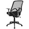 Flash Furniture Contemporary Chair Salerno High Back Mesh Chair, Black, Fixed Arms, 17" to 21" Height, Mesh, Black GO-WY-193A-A-BK-GG - alternate 8