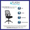 Flash Furniture Salerno Series High Back Black Mesh Offi GO-WY-193A-BK-GG - alternate 3