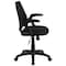 Flash Furniture Mesh Task Chair, 21 1/2-, Padded, Back, Seat, Frame: Black GO-WY-82-GG - alternate 2