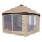 King Canopy Backyard Gazebo, 10ftx10ft., Caramel Creme GP1010CC - alternate 2