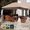 King Canopy Backyard Gazebo, 10ftx10ft., Caramel Creme GP1010CC - alternate 4