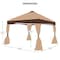 King Canopy Backyard Gazebo, 10ftx10ft., Caramel Creme GP1010CC - alternate 6