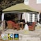 King Canopy Backyard Gazebo, 10ft.x10ft., Olive Branch GP1010OB - alternate 5
