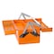 Groz Cantilever Tool Box, Aluminum, Orange, 18 in W x 9 in D x 9-1/2 in H 40004 - alternate 2