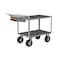 Little Giant Utility Cart, 12 ga. Steel/Vinyl (Shelf), 1200 lb Load Capacity, 39" H GL24489PMWSP - alternate 4