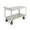 Little Giant Raised Handle Utility Cart, Steel, 2400 lb Load Capacity, 2 Shelves, 65 1/2 in L, 30 in W, 36 in H GL30608MRFL - alternate 3