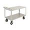 Little Giant Raised Handle Utility Cart, Steel, 2400 lb Load Capacity, 2 Shelves, 65 1/2 in L, 30 in W, 36 in H GL30608MRFL - alternate 5