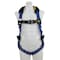 Werner H0120 Harness, M/L, 425 lb, Quick-Connect Chest/ Tongue Leg Straps, Back D-Ring H012002 - alternate 1