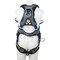 Werner H0620 Harness, M/L, 425 lb, Quick-Connect Chest/ Tongue Leg Straps, Back, Chest, Hips D-Ring H062002 - alternate 3