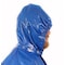 Tingley Rain Hood, Nylon, 10 mil Thickness, Blue, L H22141 - alternate 2