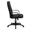 Flash Furniture Contemporary Chair High Back Exec Chair w/Arms, Black, 17" to 21" Height, Vinyl, Black H8021-GG - alternate 10