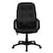 Flash Furniture Contemporary Chair High Back Exec Chair w/Arms, Black, 17" to 21" Height, Vinyl, Black H8021-GG - alternate 9