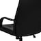 Flash Furniture Contemporary Chair High Back Exec Chair w/Arms, Black, 17" to 21" Height, Vinyl, Black H8021-GG - alternate 3