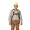 Werner H9140 Harness, M/L, 425 lb, Mating Chest/ Mating Leg Straps, Back D-Ring H914002 - alternate 5