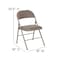 Flash Furniture Folding Chair, Vinyl, Gray HA-F003D-GY-GG - alternate 6