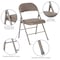Flash Furniture Folding Chair, Vinyl, Gray HA-F003D-GY-GG - alternate 4