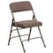 Flash Furniture Fabric Folding Chair, Beige HA-MC309AF-BGE-GG - alternate 2