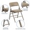 Flash Furniture Folding Chair, Beige Vinyl HA-MC309AV-BGE-GG - alternate 3