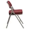 Flash Furniture Fabric Folding Chair, Burgundy HA-MC320AF-BG-GG - alternate 10