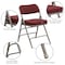 Flash Furniture Fabric Folding Chair, Burgundy HA-MC320AF-BG-GG - alternate 2