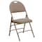 Flash Furniture Fabric Fldng Chair, Easy Carry Hndl, Beige HA-MC705AF-3-BGE-GG - alternate 4