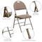 Flash Furniture Fabric Fldng Chair, Easy Carry Hndl, Beige HA-MC705AF-3-BGE-GG - alternate 3