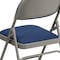 Flash Furniture Fabric Folding Chair, Navy HA-MC705AF-3-NVY-GG - alternate 7